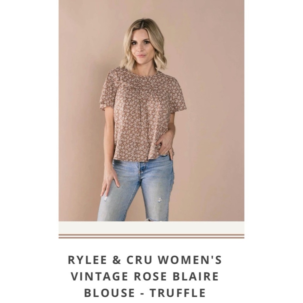 ISO Rylee Cru Vintage Rose Blaire Blouse